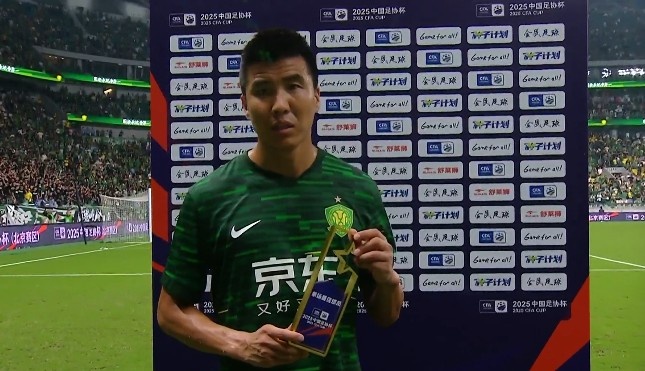 王刚斩获国安7球大胜玉昆单场MVP，贡献关键进球